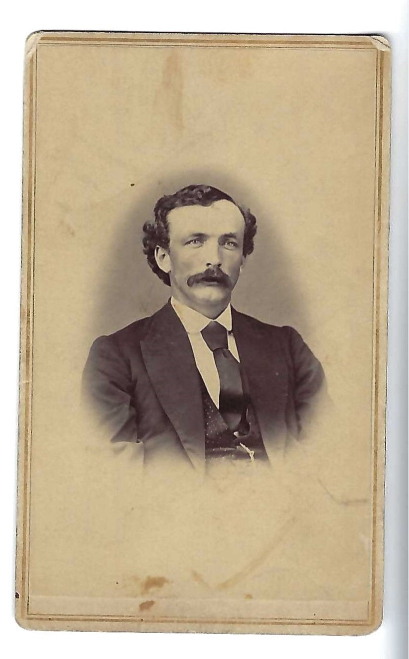 CDV John H Moore 13th Mass WIA Antietam