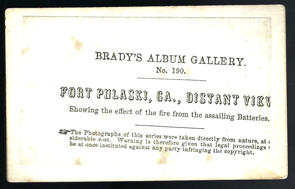 Thumbnail: CDV Fort Pulaski Ga.