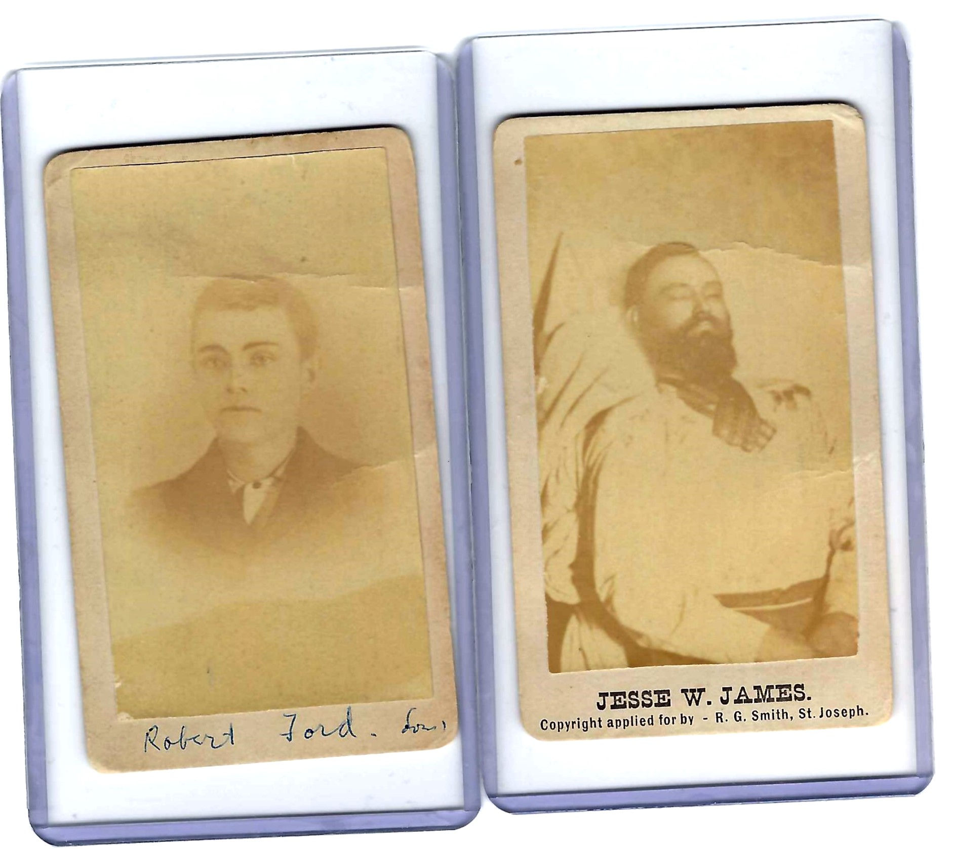 Ultra Rare Views of Jesse James & Bob Ford