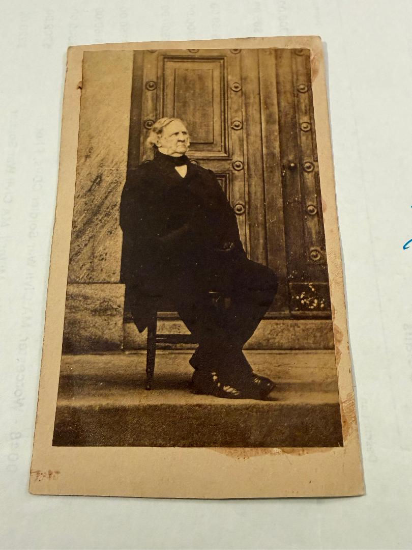 Rare pose of Winfield Scott at West Point.