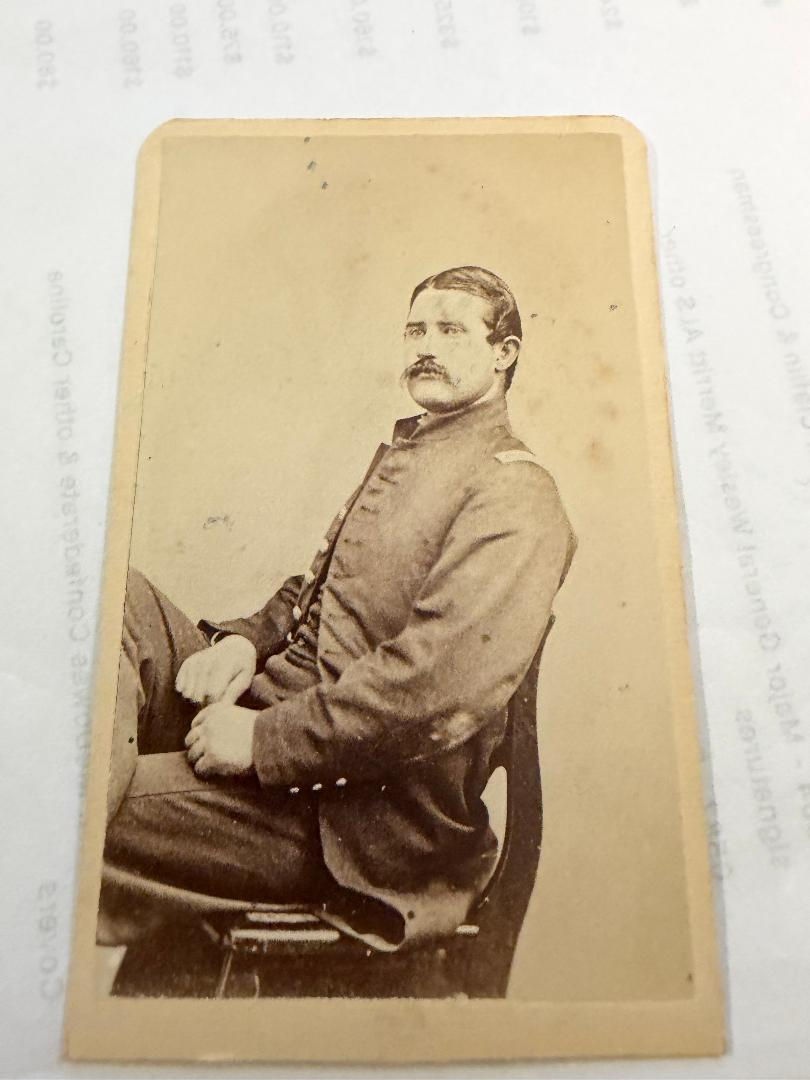 CDV Lt Edward J Russell 1st Mass Cav