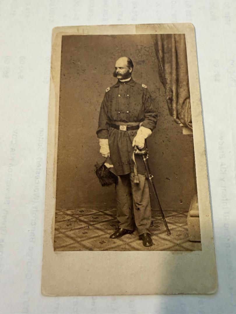 CDV Colonel Ambrose Burnside 1st Rhode Island Infy