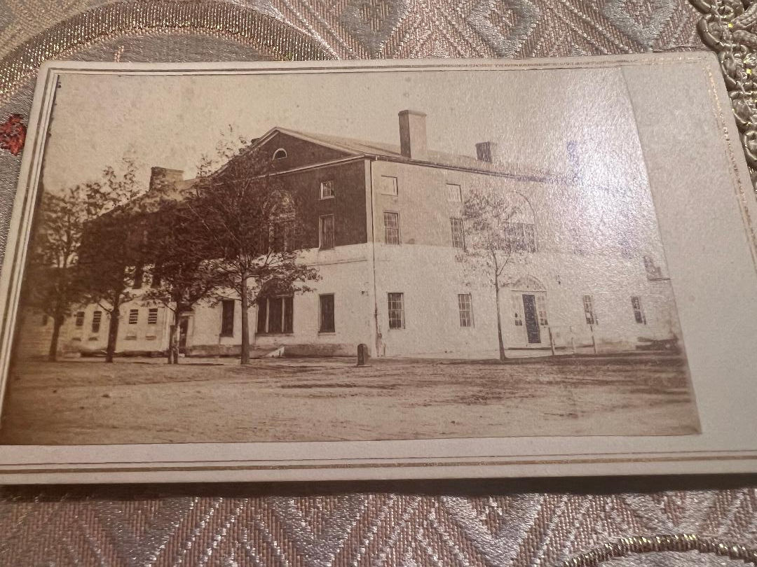 Rare CDV Old Capitol Prison Washington DC housed Conspirators