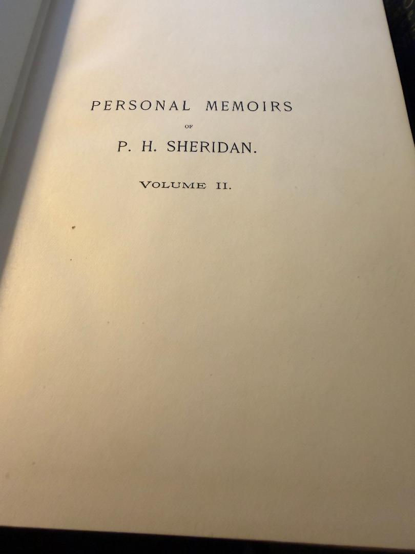 Thumbnail: Clean set of Phil Sheridan's Memoirs