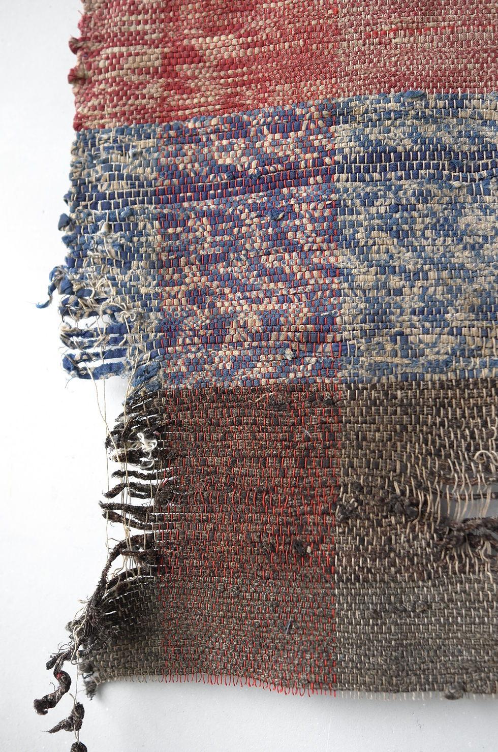 Thumbnail: Vintage Japanese Sakiori textile