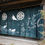 Thumbnail: Japanese vintage indigo-dyed cotton Noren shop curtains