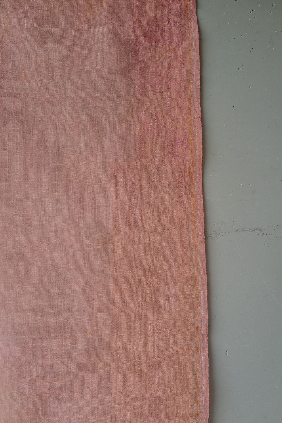 Thumbnail: Japanese vintage sashiko stitched silk fragment