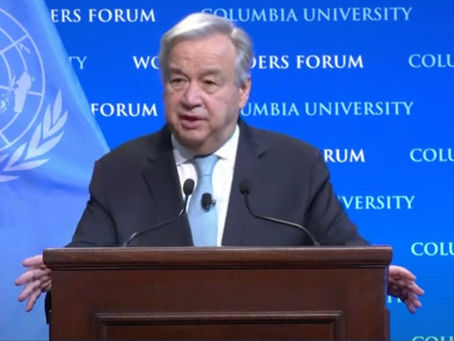Guterres launches month of UN climate action