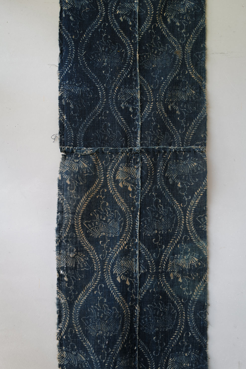 Thumbnail: Japanese vintage cotton Katazome fragment