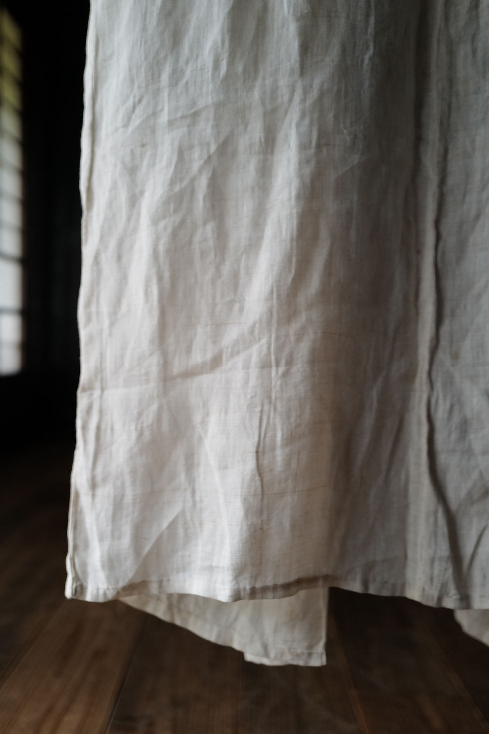 Thumbnail: Vintage hand weaved ramie kimono