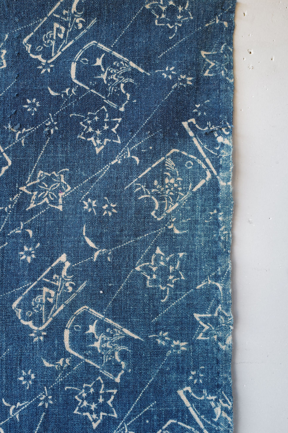 Thumbnail: Japanese vintage cotton Katazome fragment