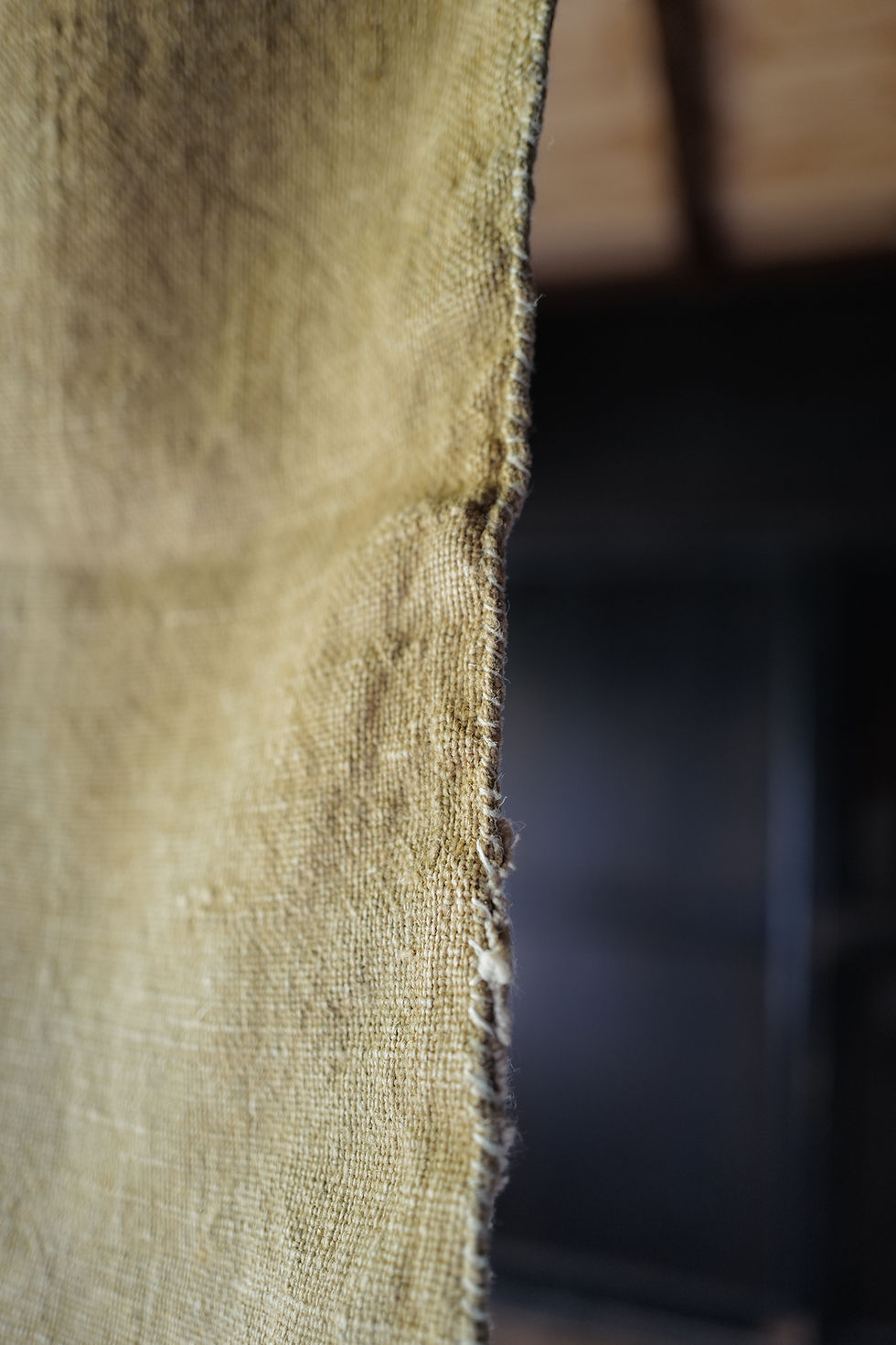 Thumbnail: Japanese vintage BORO jute bag