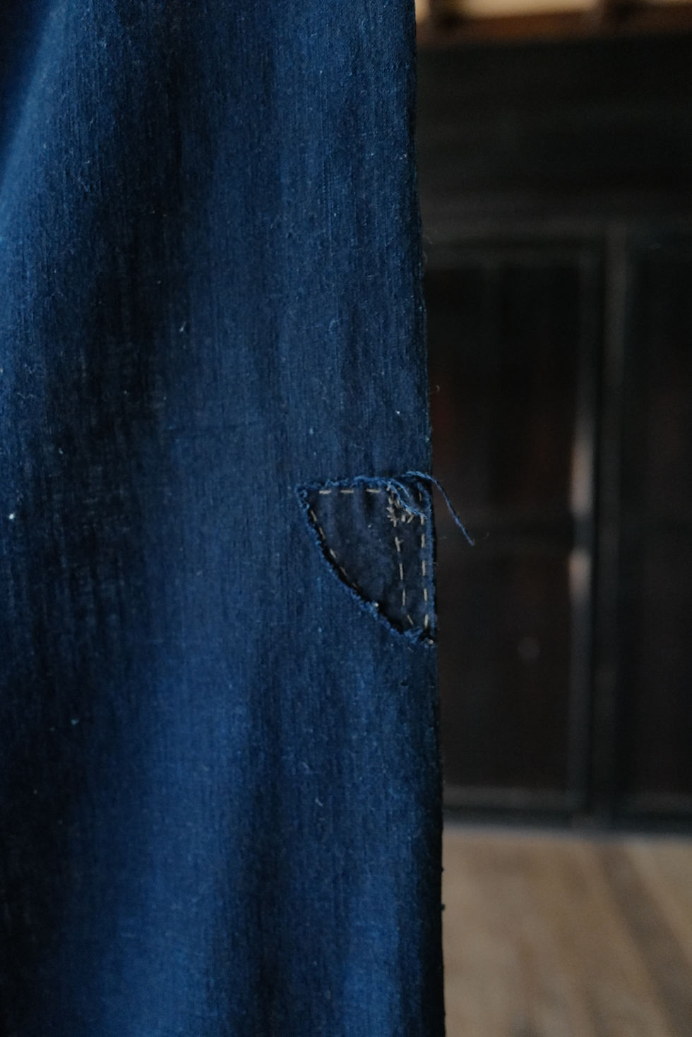 Thumbnail: Vintage Japanese Tsutsugaki dyed Furoshiki textile