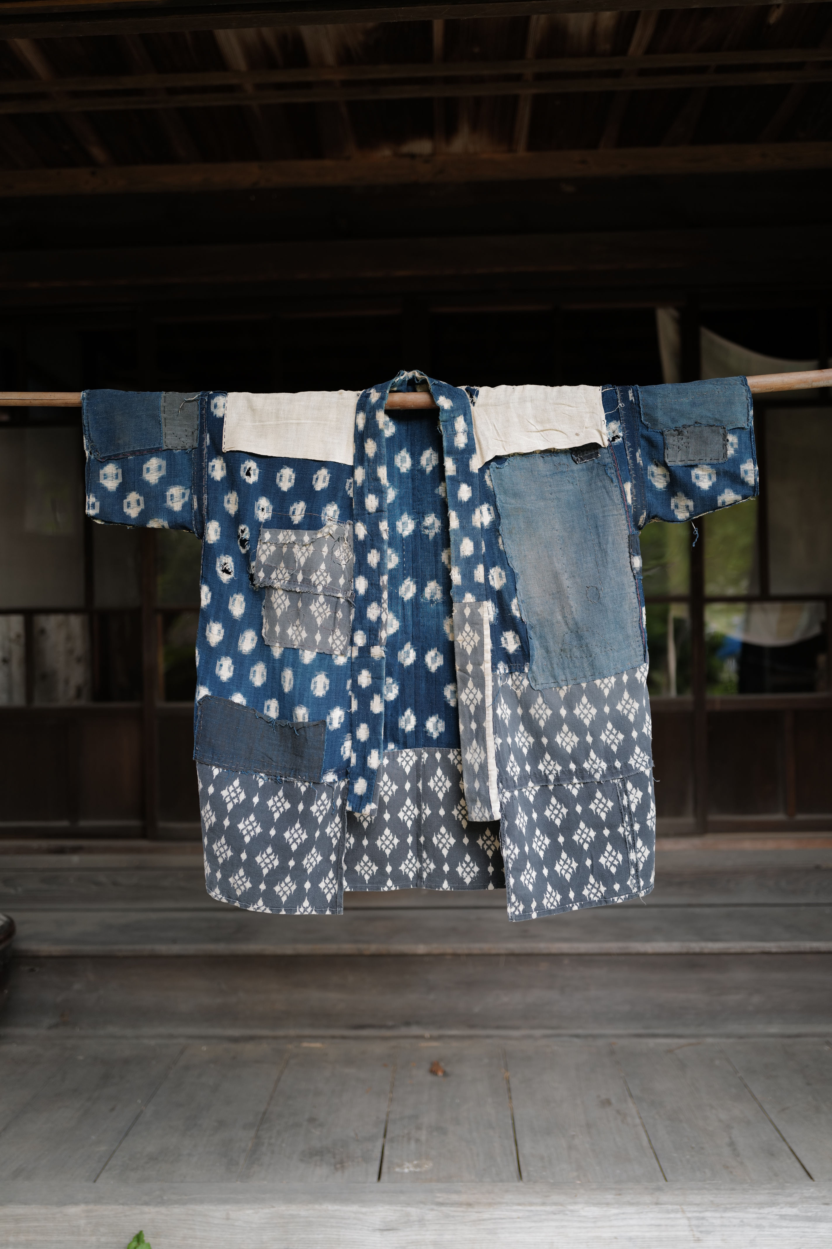 Japanese vintage noragi jacket for children