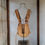 Thumbnail: Vintage Japanese hand-knitted straw back pad Bandori