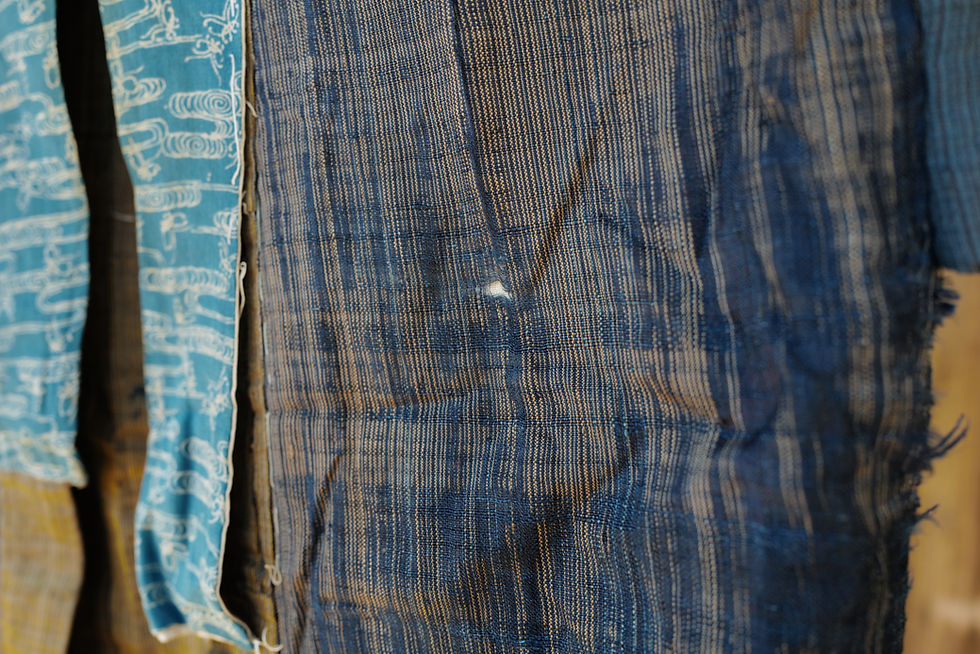 Thumbnail: Vintage Japanese patched silk under kimono