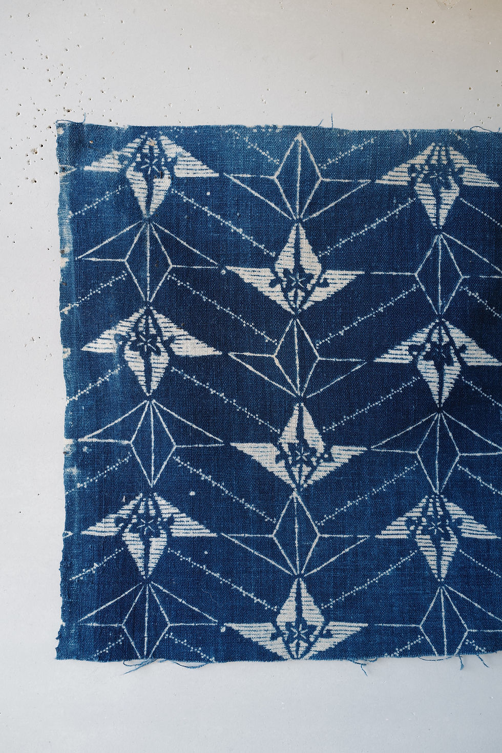 Thumbnail: Japanese vintage cotton Katazome fragment