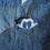 Thumbnail: Vintage Japanese Tsutsugaki indigo-dyed textile