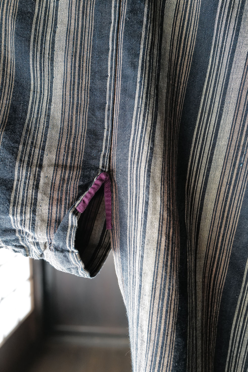 Thumbnail: Vintage Japanese indigo dyed Noragi Kimono