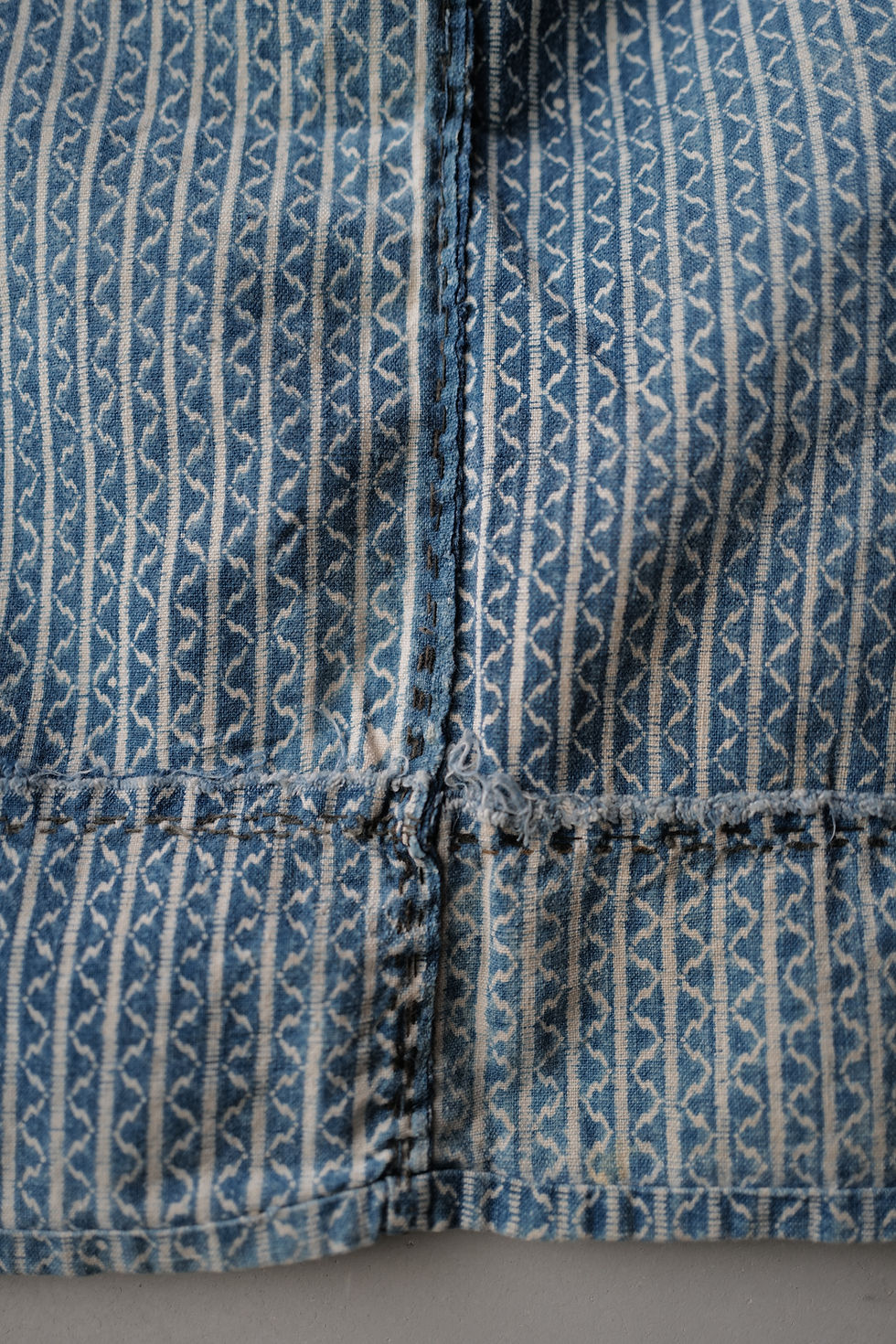 Thumbnail: Japanese vintage cotton Katazome fragment