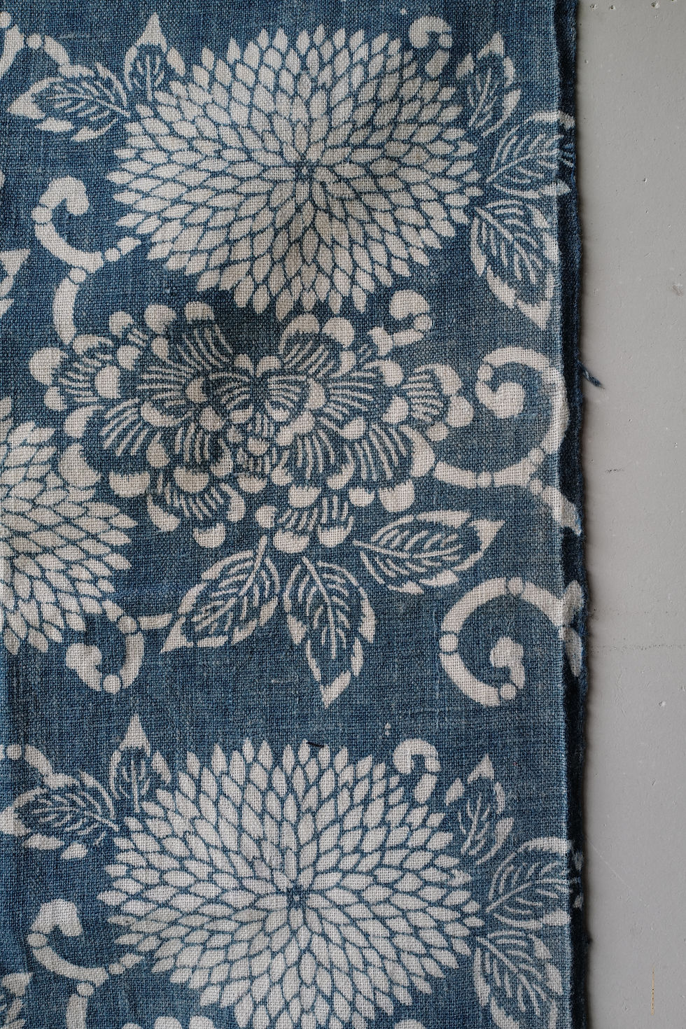 Thumbnail: Japanese vintage cotton Katazome fragment