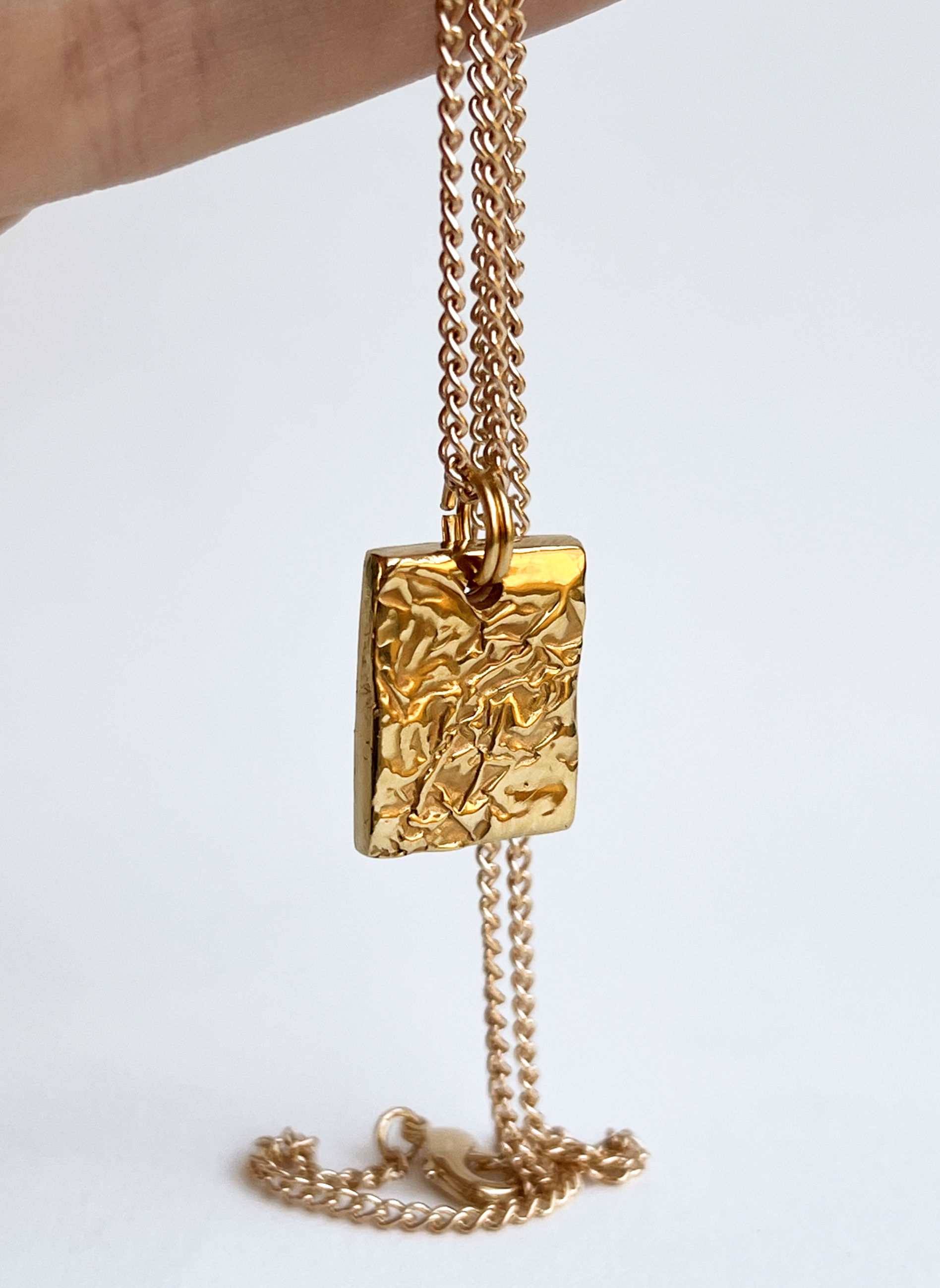 Golden Foil Necklace