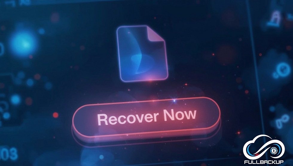 SaaS Recovery at a click of a button