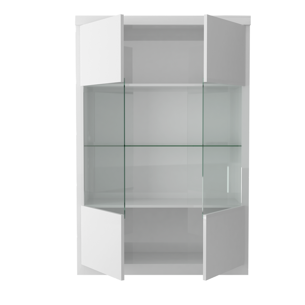 Thumbnail: 2 DOOR GLASS CABINET N40