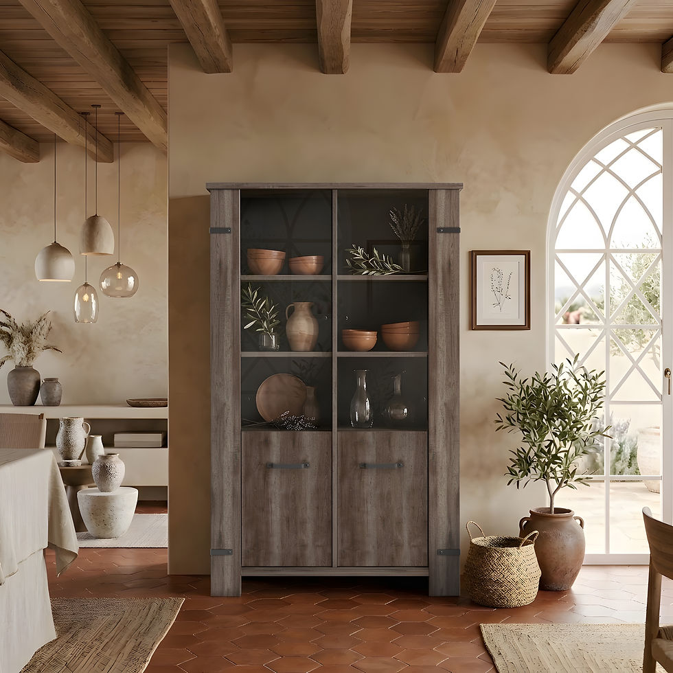 Miniature : VITRINE 2 PORTES 2 PORTES GLACES N°20