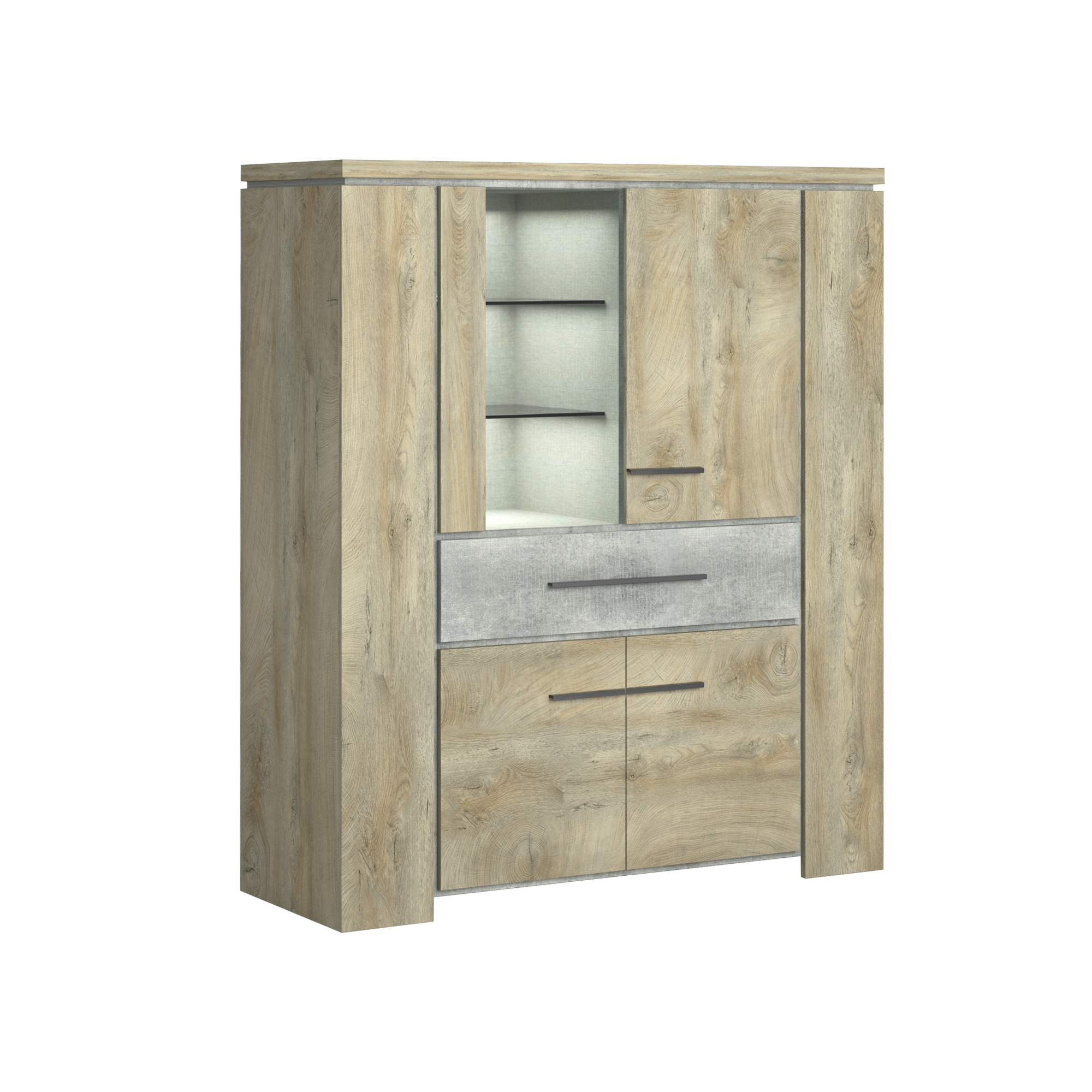 3 DOORS 1 DRAWER HIGHT SIDEBAORD  N40