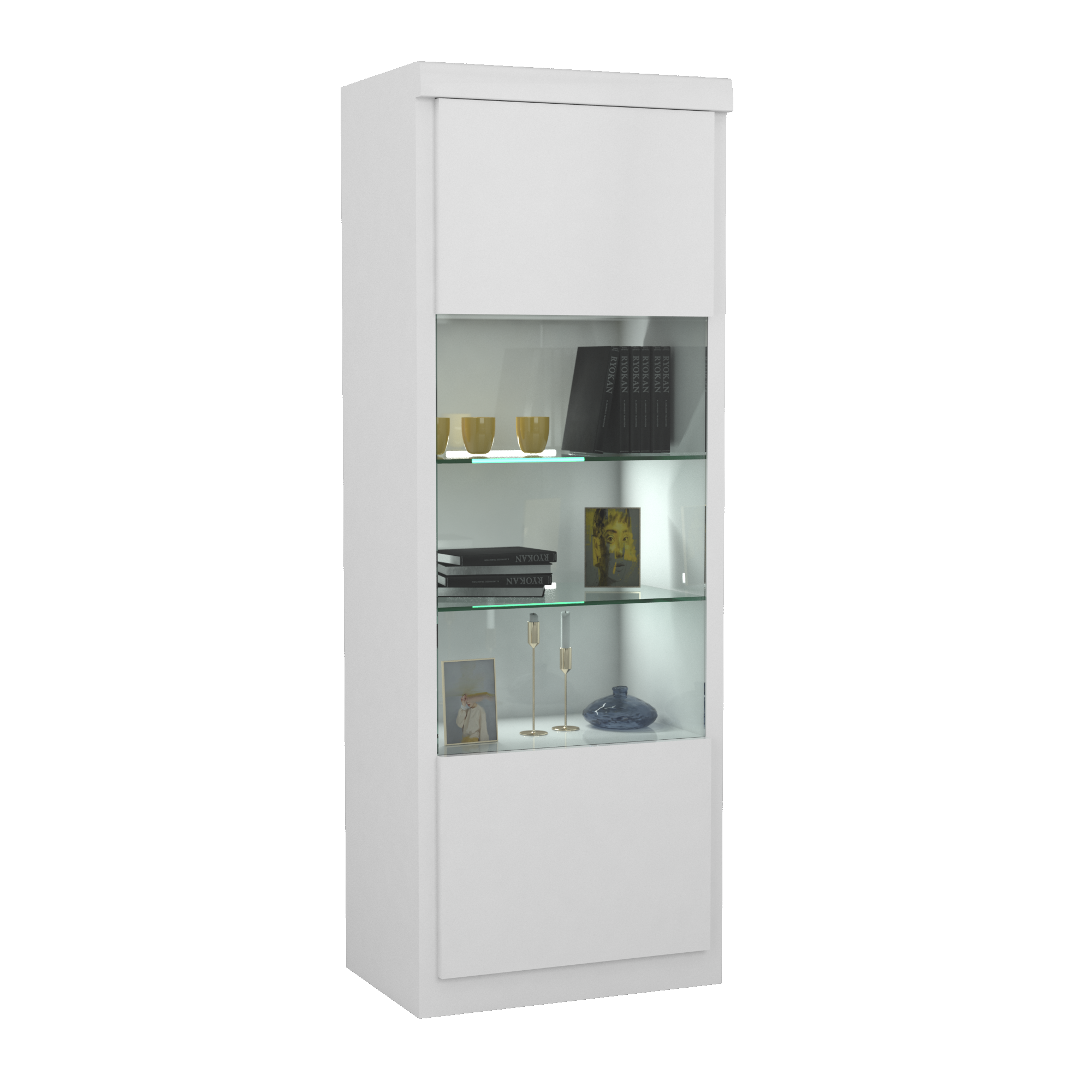 1 DOOR GLASS CABINET N02