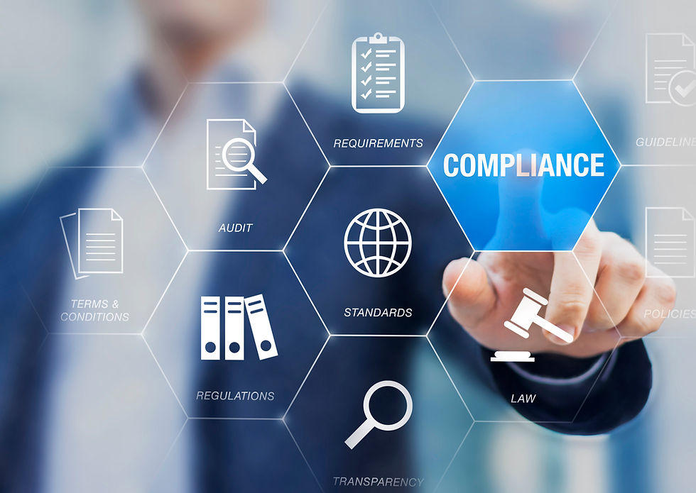 Compliance to Standards, Regulations, and Requirements to pass audit and manage quality co