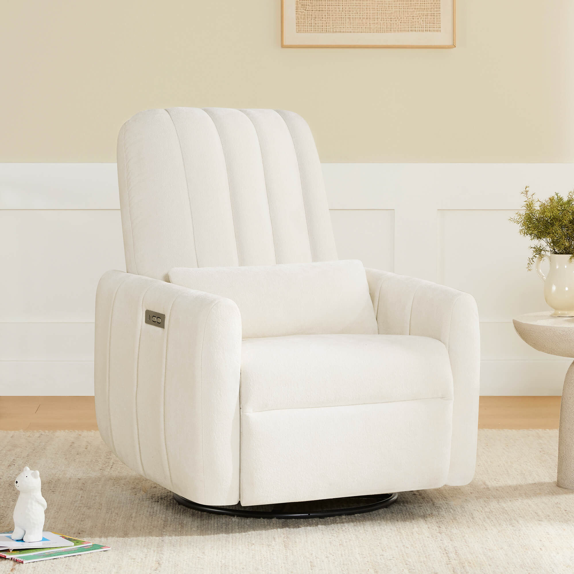 Shell Power Swivel Nursery Glider Recliner - product image 1