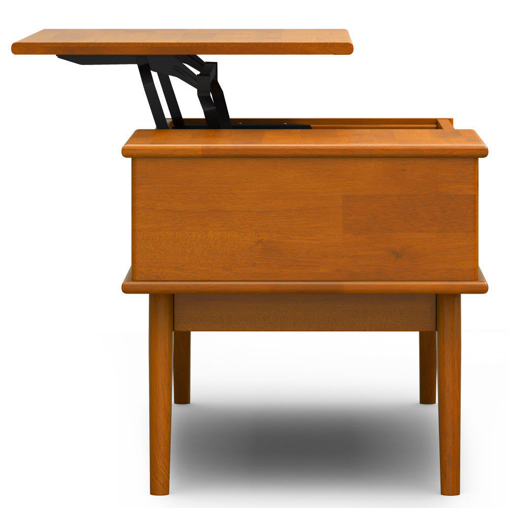 Mid-Century Teak Wood Lift Top Coffee Table - view 4