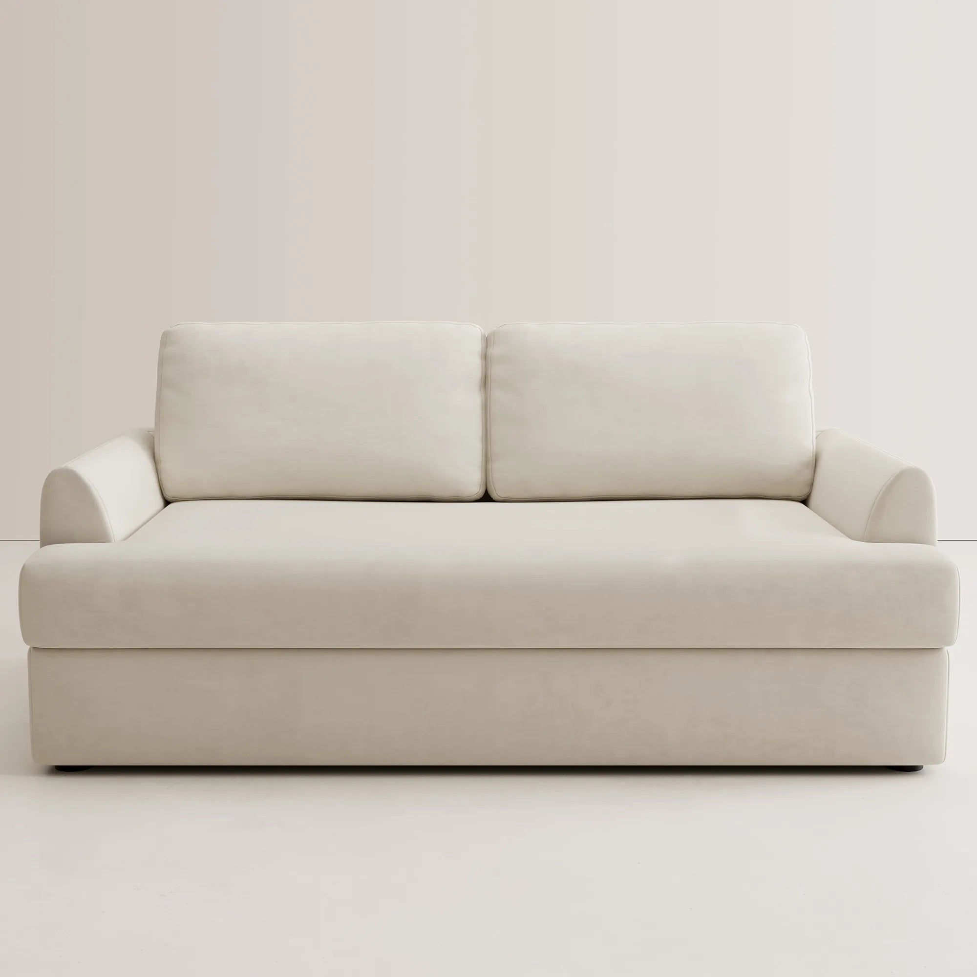 Laticer Sectional Sofa Set - Cosmic Latte / Velvet - product image 1