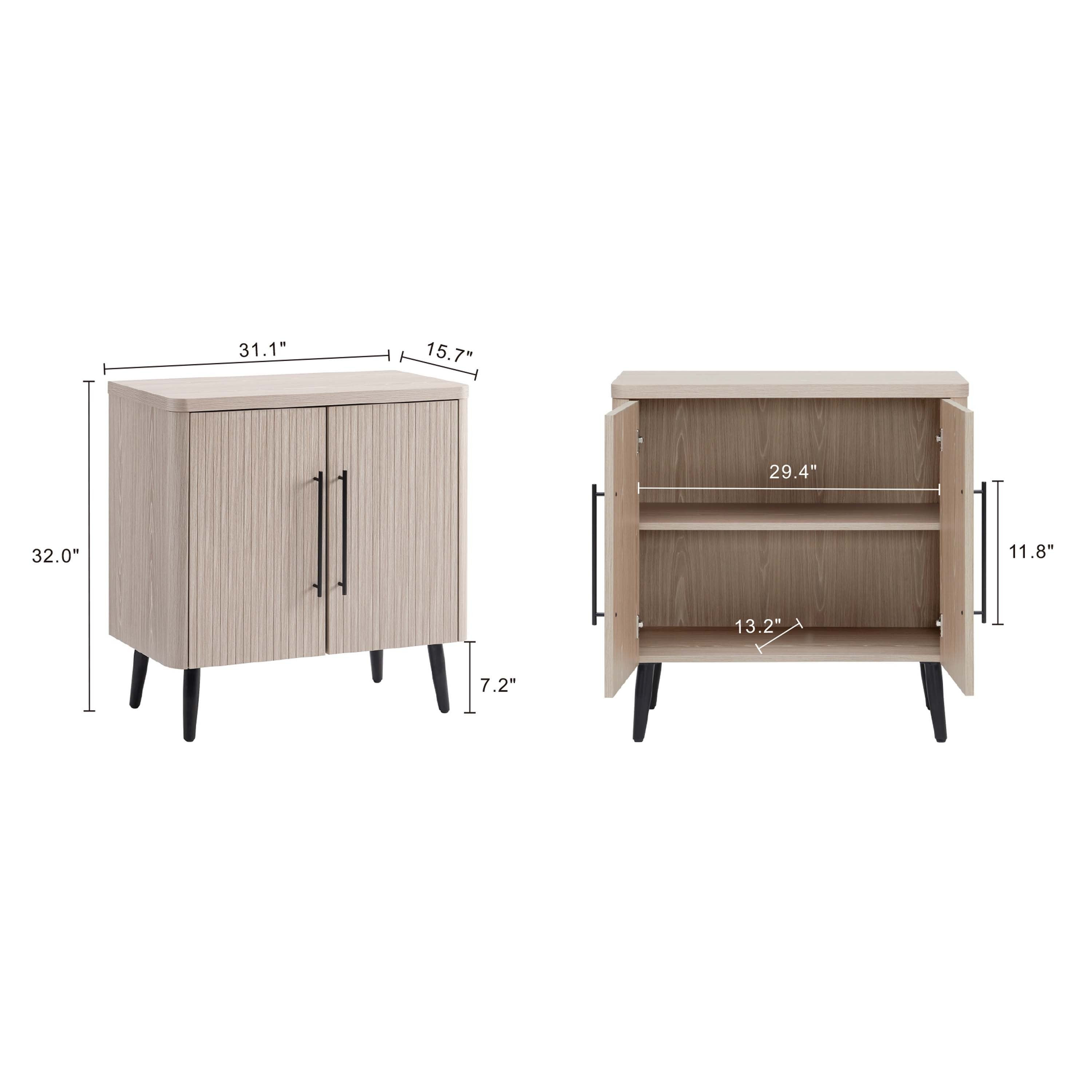 Jodie Fluted Accent Storage Cabinet - supplier gallery image 4