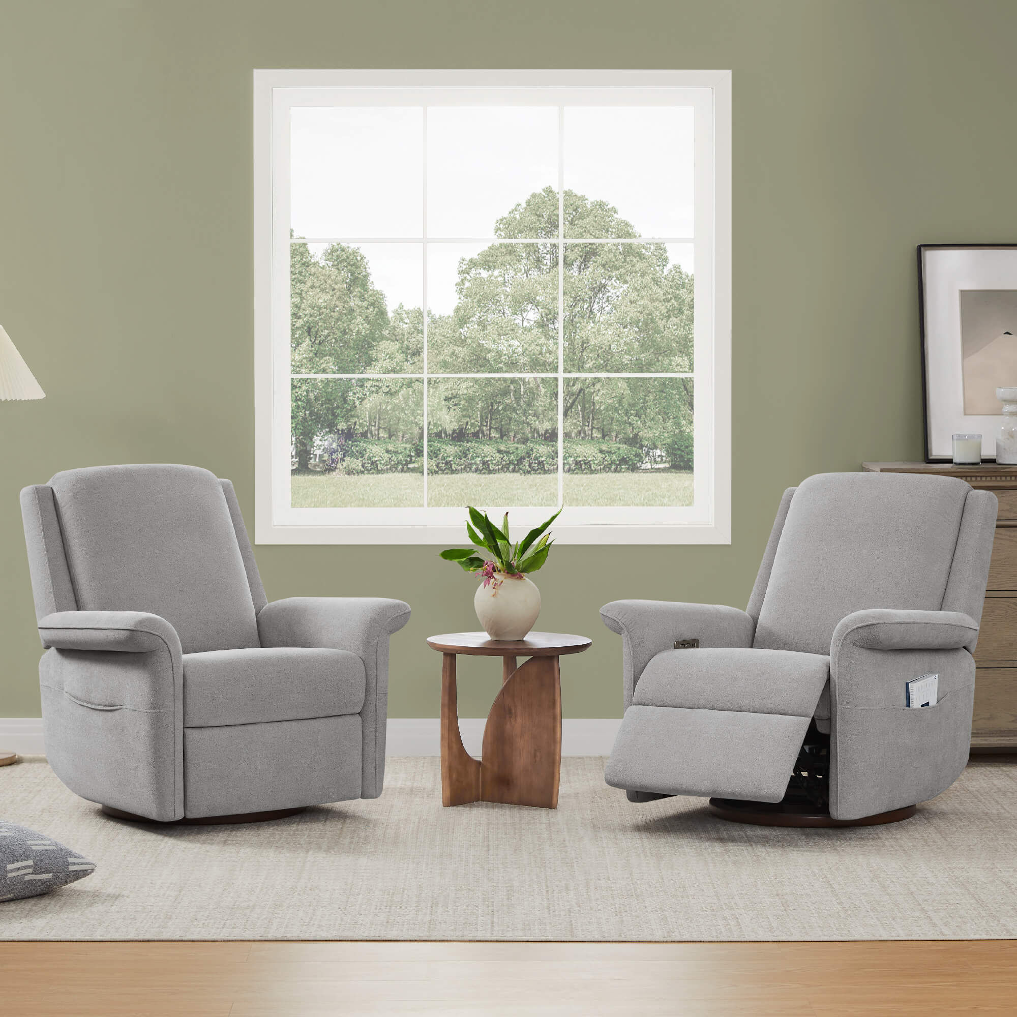 Mila Power Swivel Nursery Glider Recliner - product image 4