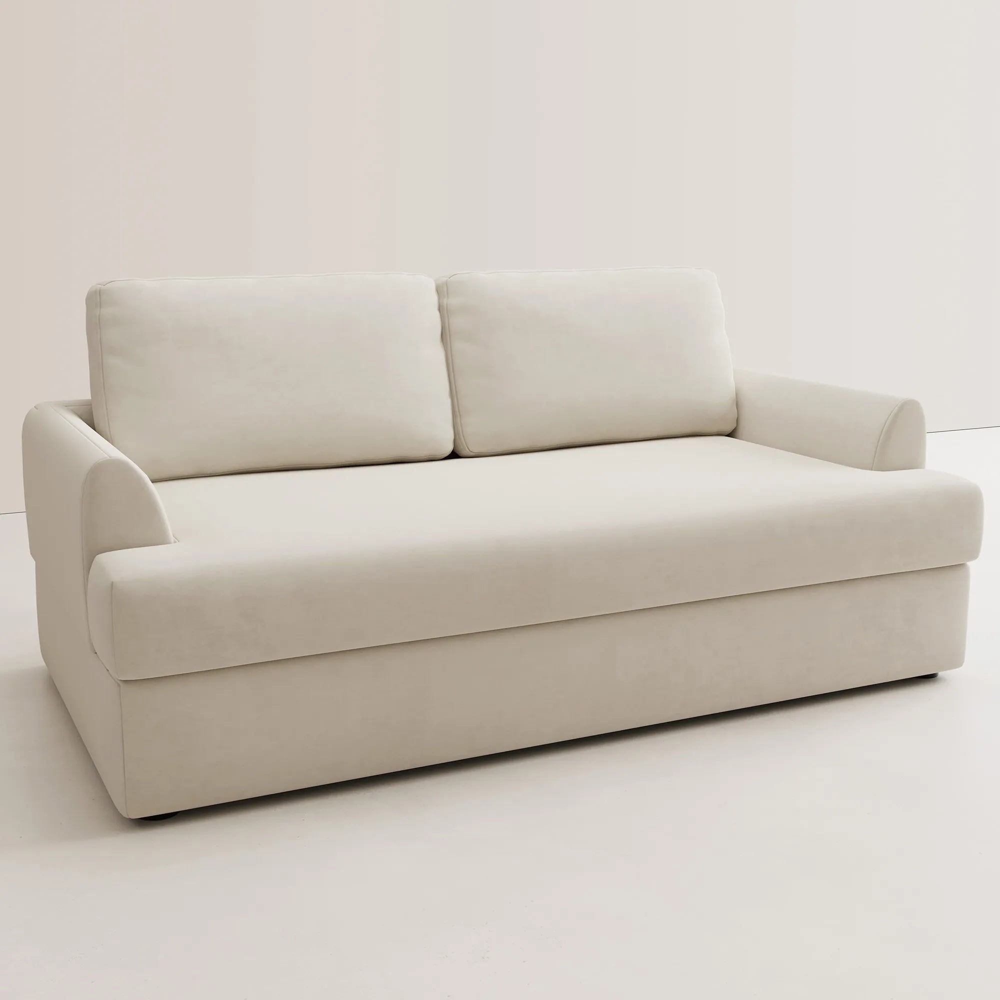 Laticer Sectional Sofa Set - Cosmic Latte / Velvet - product image 2