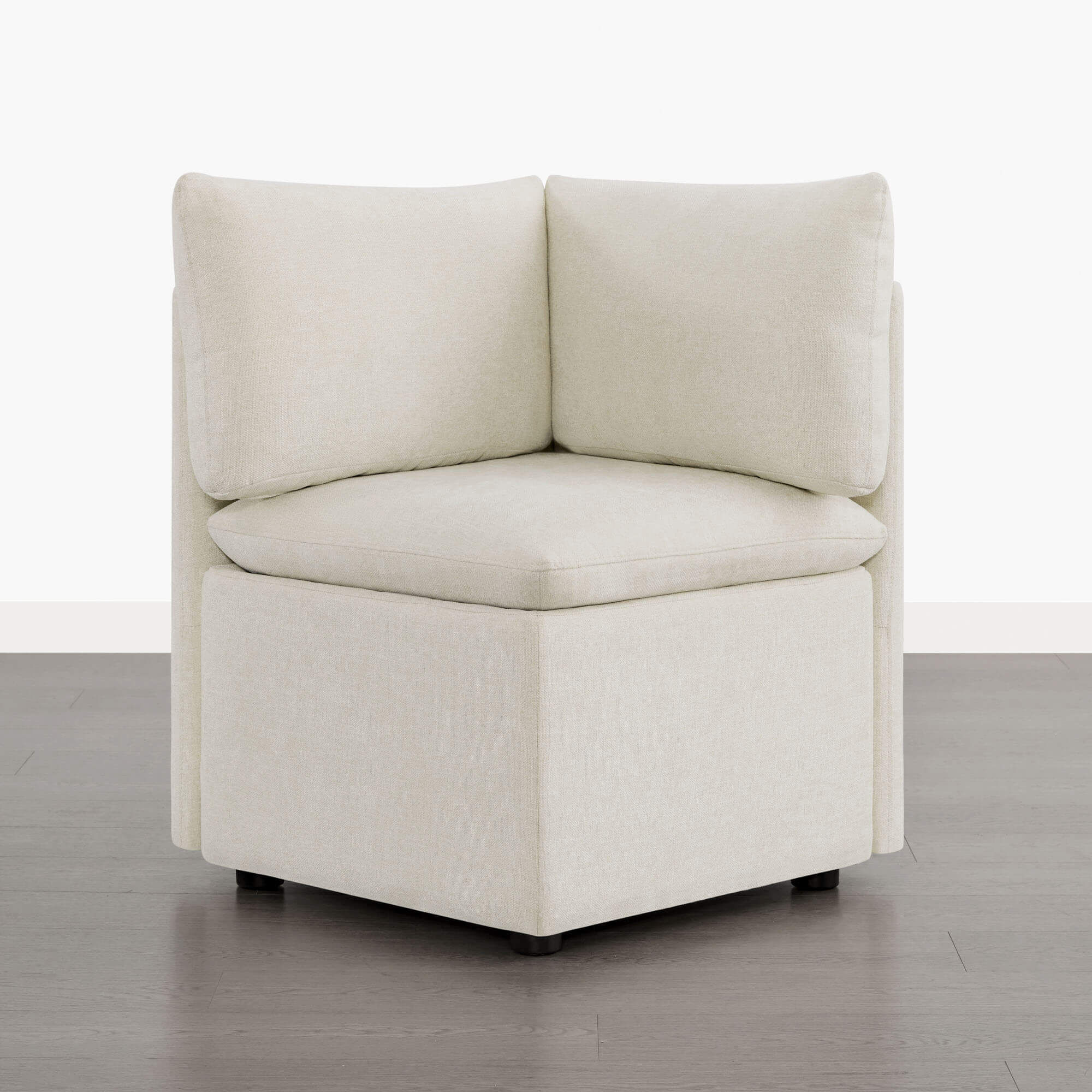Lila Minimalist Cloud-soft Corner Seat with Storage - product image 1