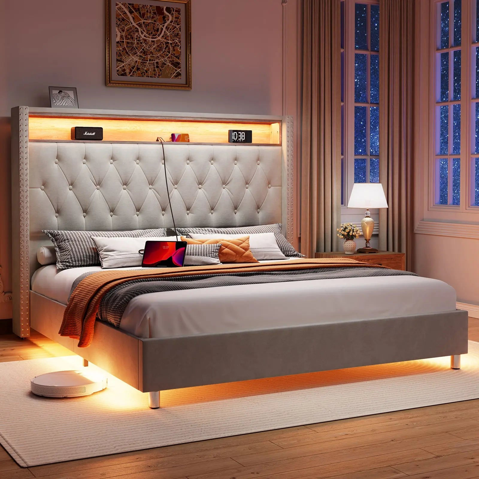 Hall LED Storage Bed Frame - product image 2