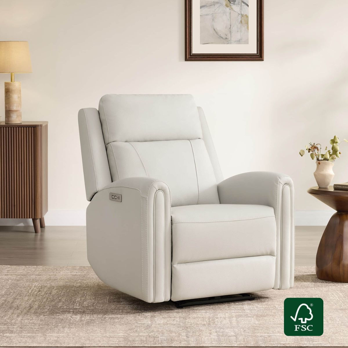 Hadley Modern Zero Wall-hugger Power Recliner - product image 4