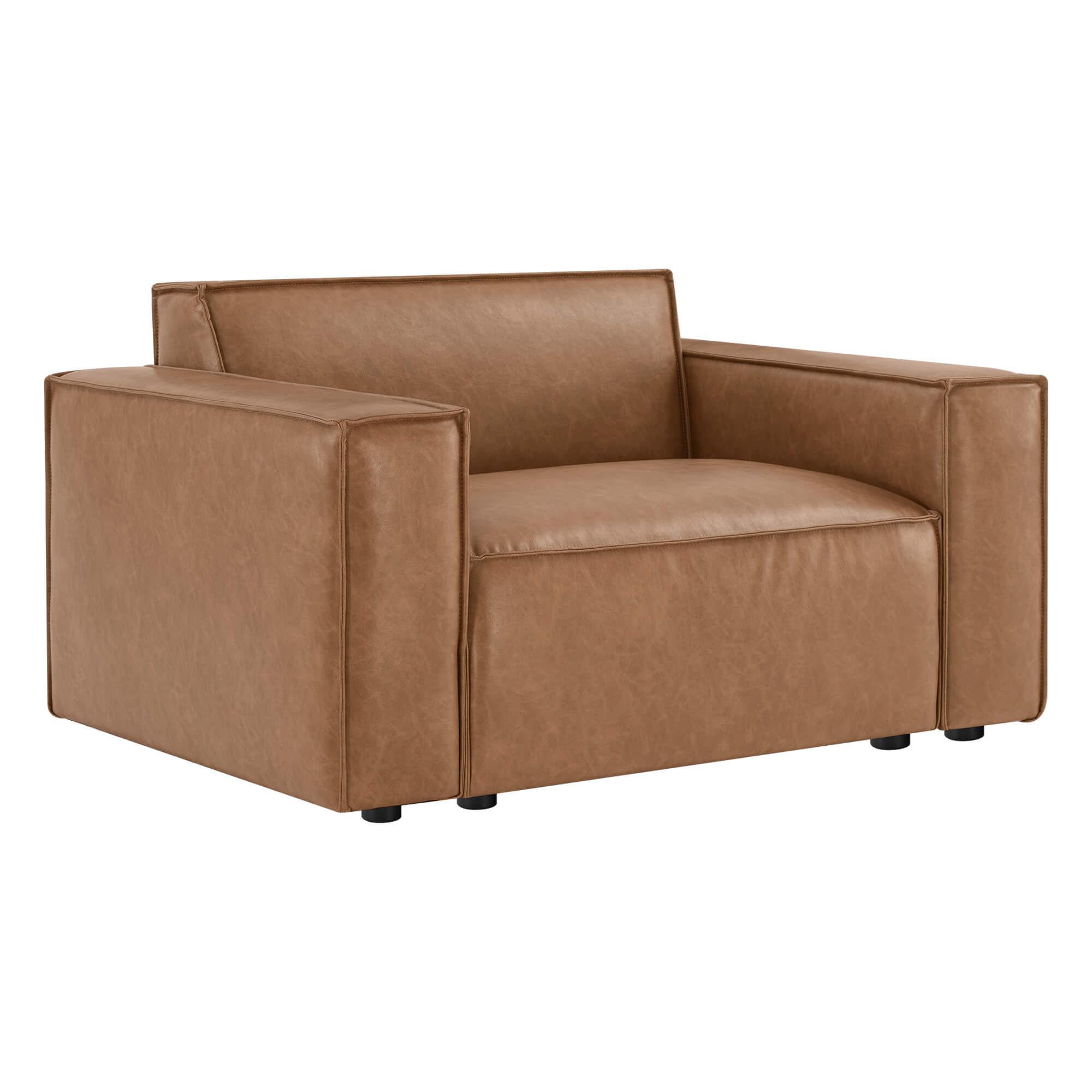 Isla Modern Refined Piping Feather-Soft Accent Chair - product image 4