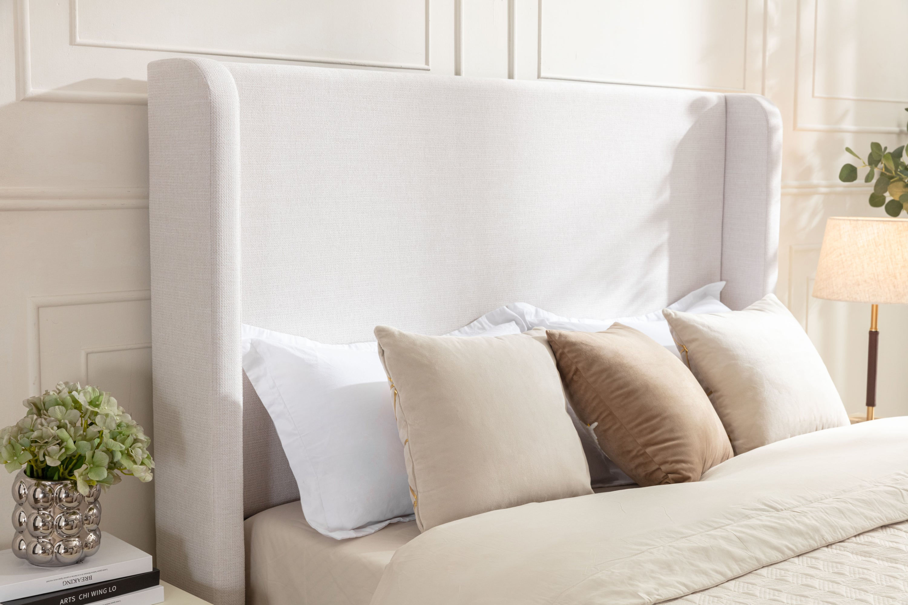 Harper Tall 54" Headboard Upholstered Queen Bed - product image 2