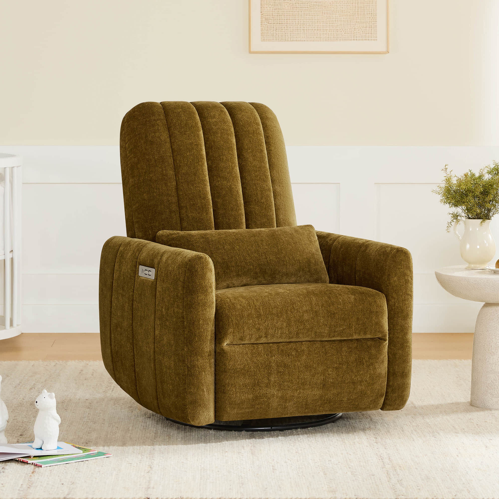 Shell Power Swivel Nursery Glider Recliner - product image 2