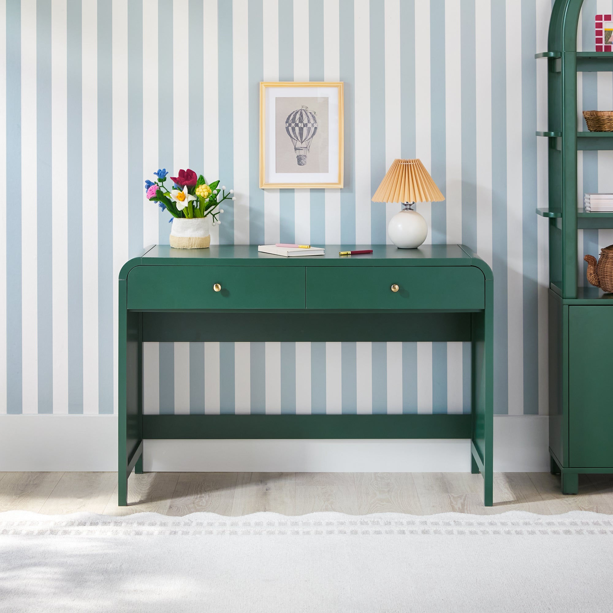 Zoey Modern Curve Design Writing Desk - view 3