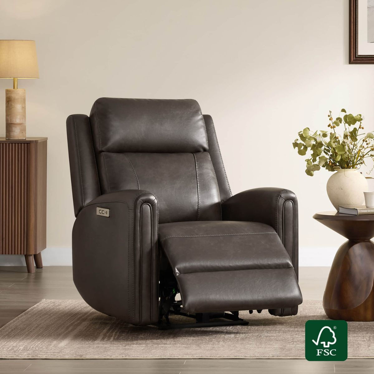 Hadley Modern Zero Wall-hugger Power Recliner - product image 5