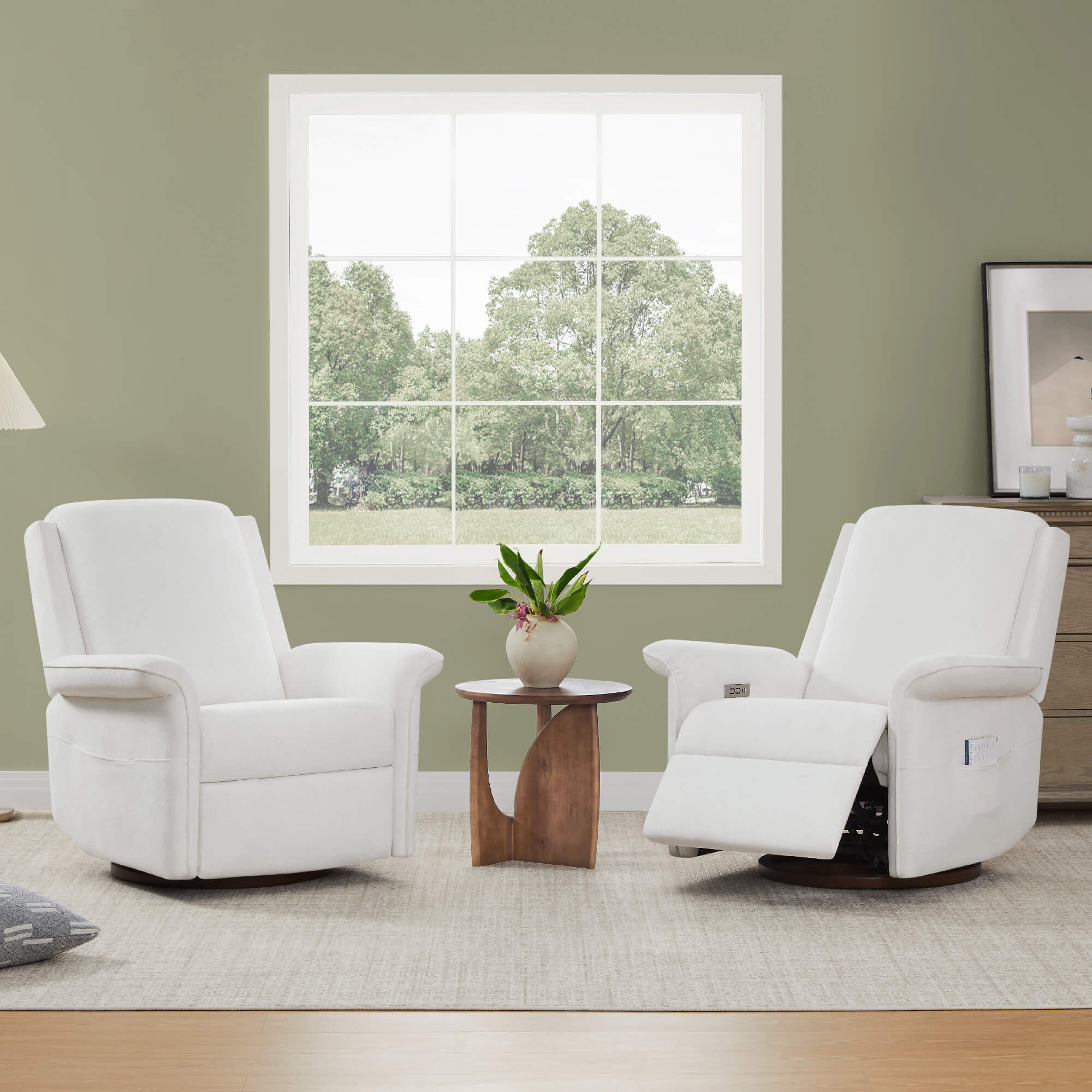 Mila Power Swivel Nursery Glider Recliner - product image 5