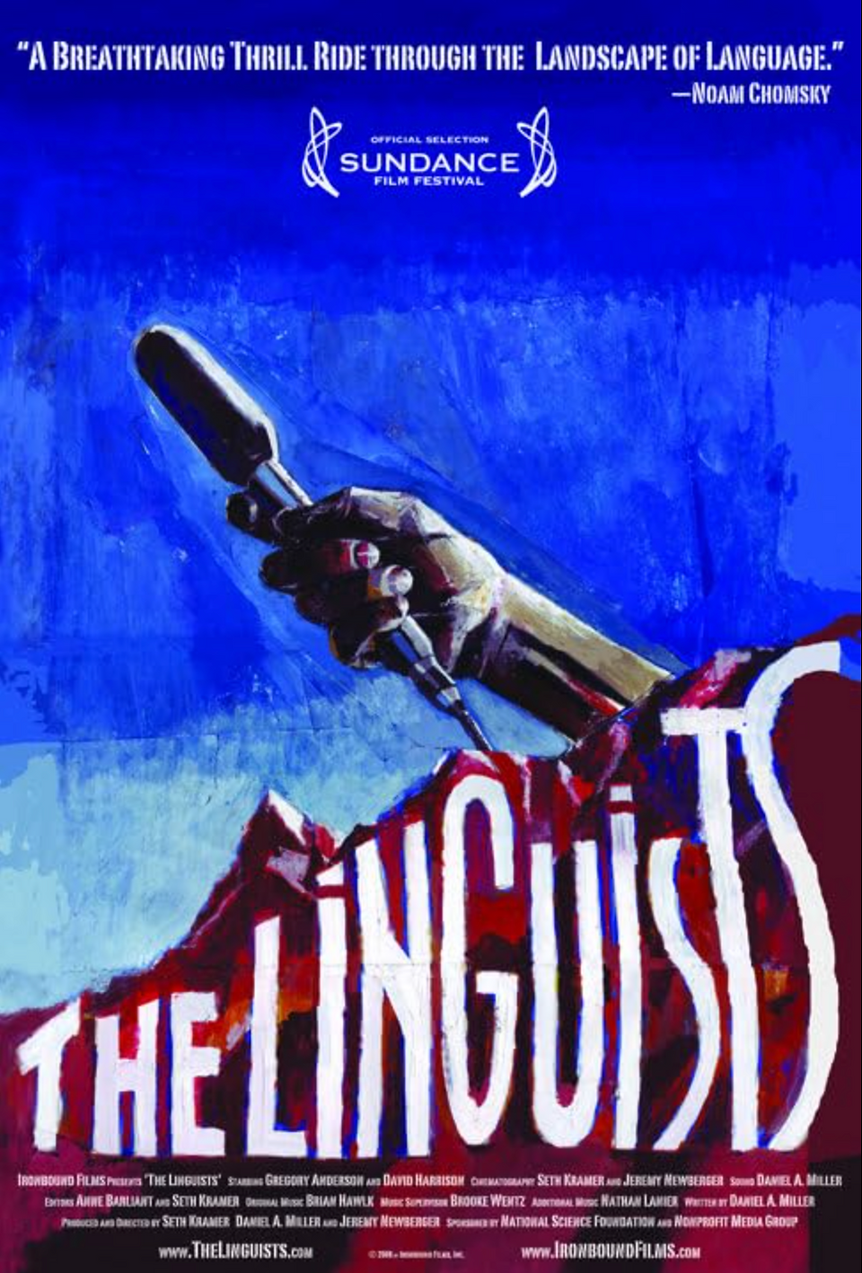 Movie poster of language films: The Linguists