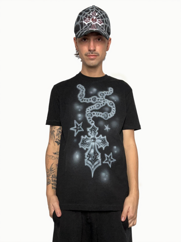 Miniatura: Camiseta rosario blanco