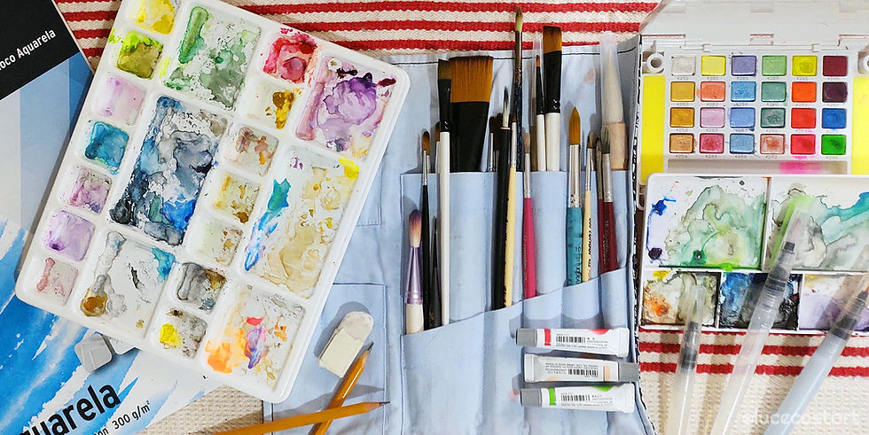 Dicas para iniciar pintura com aquarela